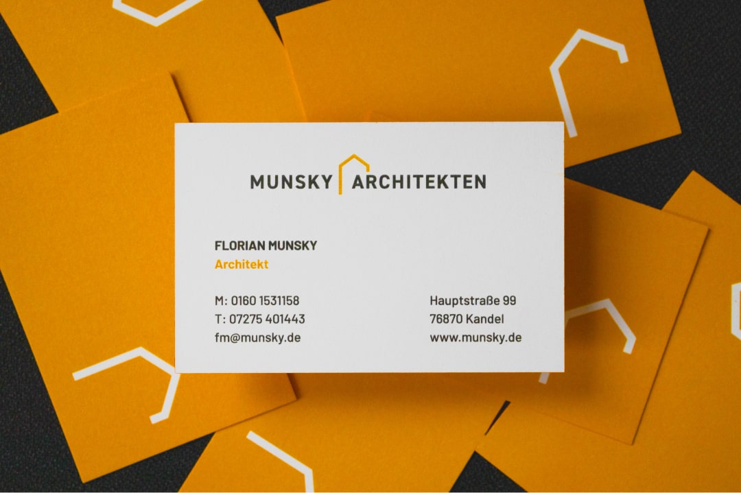 Foto Visitenkarte für Munsky Architekten