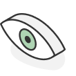 Auge Icon für Übersichtlichkeit